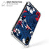 NFL New England Patriots Tropical Print iPhone X/XS Clear Case
