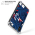 NFL New England Patriots Tropical Print iPhone XS Max Clear Case