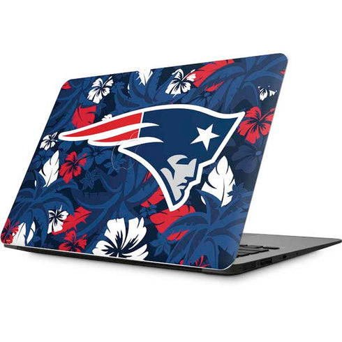 NFL New England Patriots Tropical Print Apple MacBook Skin