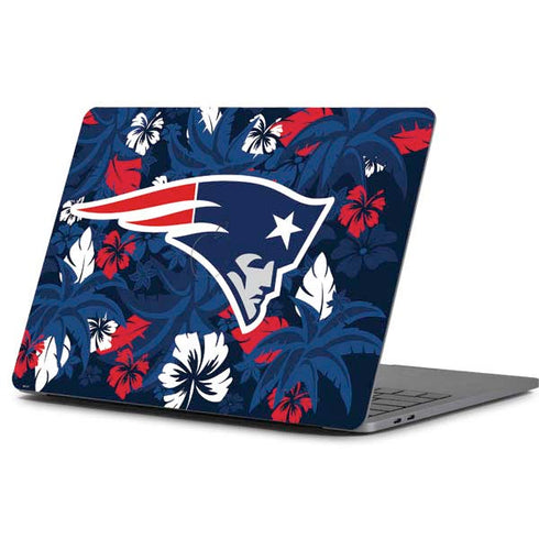 NFL New England Patriots Tropical Print Apple MacBook Pro 13-inch Skin