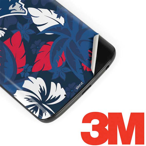 NFL New England Patriots Tropical Print Moto G6 Skin