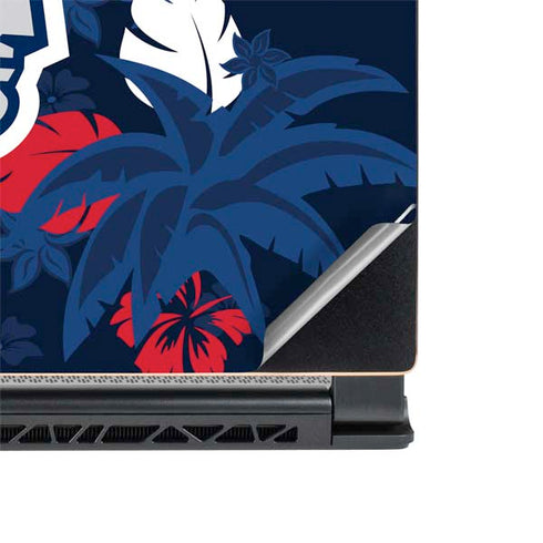 NFL New England Patriots Tropical Print MSI GS65 Stealth Laptop Skin