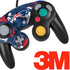 NFL New England Patriots Tropical Print Nintendo GameCube Controller Skin