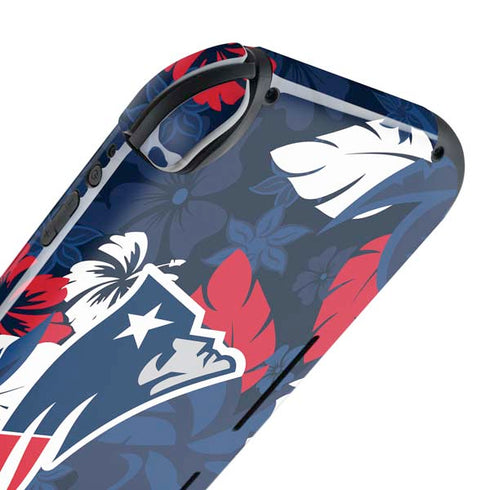 NFL New England Patriots Tropical Print Nintendo Switch Lite Skin