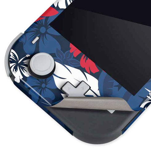 NFL New England Patriots Tropical Print Nintendo Switch Lite Skin