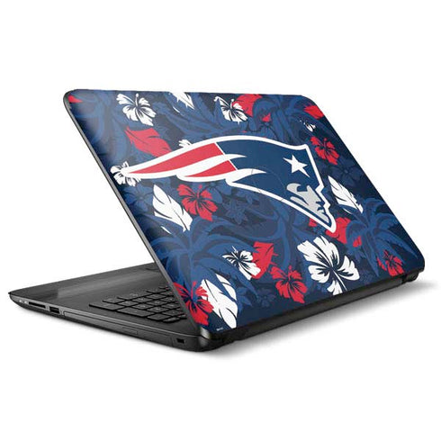 NFL New England Patriots Tropical Print HP Notebook Skin