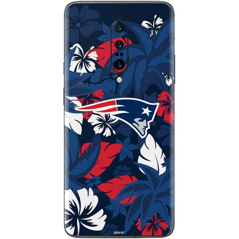 NFL New England Patriots Tropical Print OnePlus 7 Pro Skin