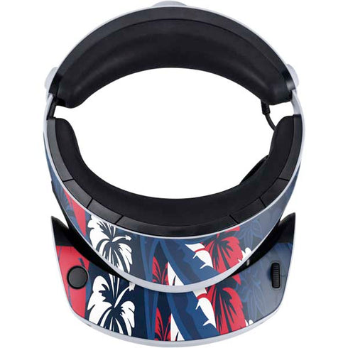NFL New England Patriots Tropical Print PlayStation VR2 Skin