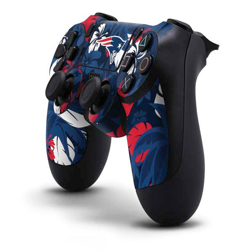 NFL New England Patriots Tropical Print PS4 Controller Skin