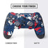 NFL New England Patriots Tropical Print PS4 Controller Skin