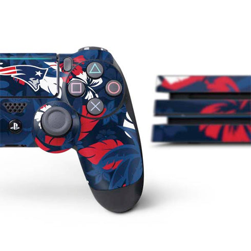 NFL New England Patriots Tropical Print PS4 Pro Bundle Skin