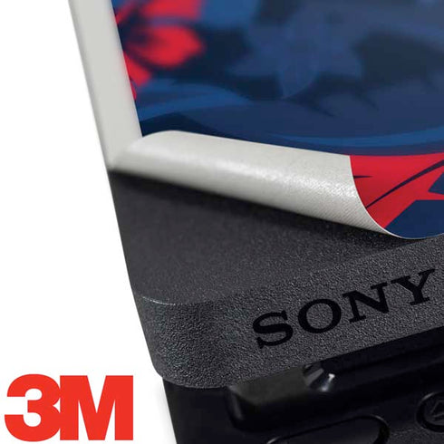 NFL New England Patriots Tropical Print PS4 Slim Skin