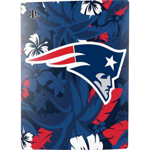 NFL New England Patriots Tropical Print PS5 Console Skin