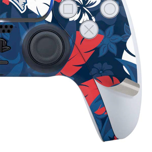 NFL New England Patriots Tropical Print PS5 Slim Digital Edition Bundle Skin