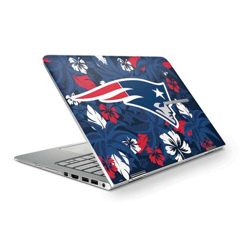 NFL New England Patriots Tropical Print HP Spectre Skin