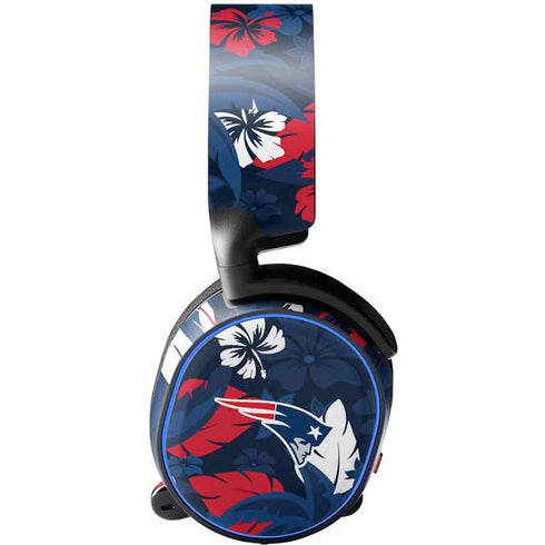 NFL New England Patriots Tropical Print SteelSeries Arctis 3 Skin