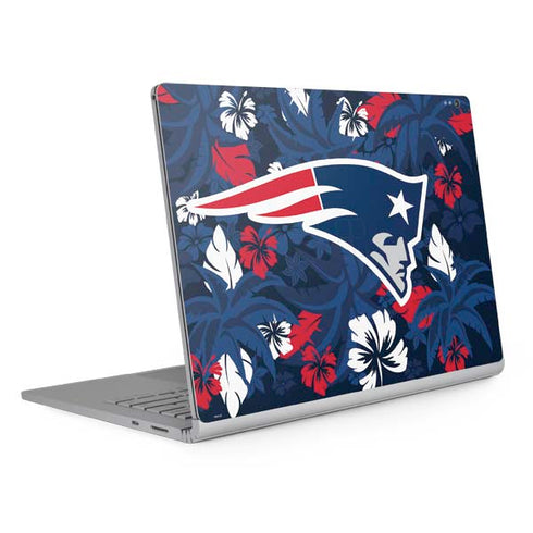 NFL New England Patriots Tropical Print Surface Book 2 15in Skin