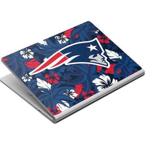 NFL New England Patriots Tropical Print Surface Book Skin