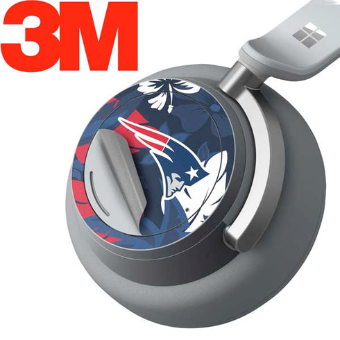 NFL New England Patriots Tropical Print Surface Headphones Skin