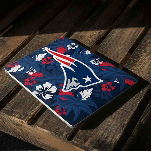 NFL New England Patriots Tropical Print Surface Laptop 2 Skin