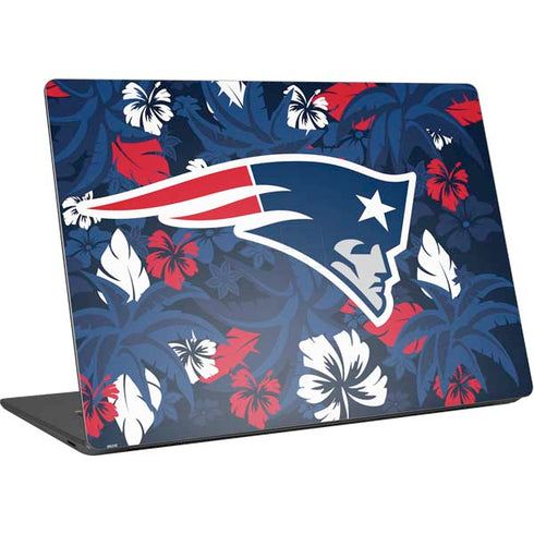 NFL New England Patriots Tropical Print Surface Laptop 4 15in Skin