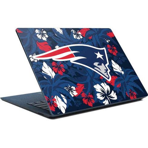 NFL New England Patriots Tropical Print Surface Laptop Skin
