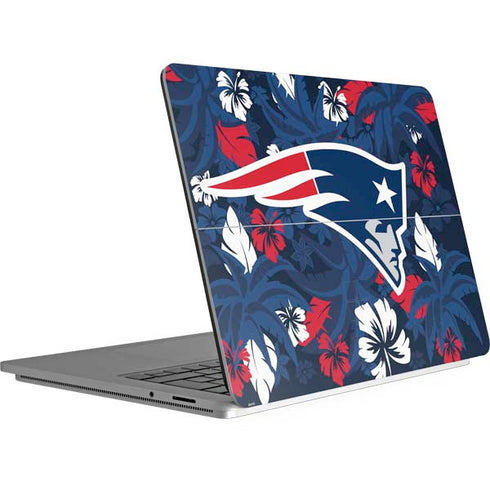 NFL New England Patriots Tropical Print Surface Laptop Studio Skin
