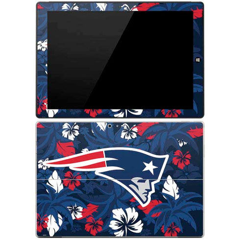 NFL New England Patriots Tropical Print Surface Pro 3 Skin