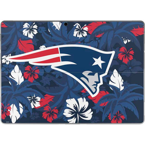 NFL New England Patriots Tropical Print Surface Pro 8 Skin