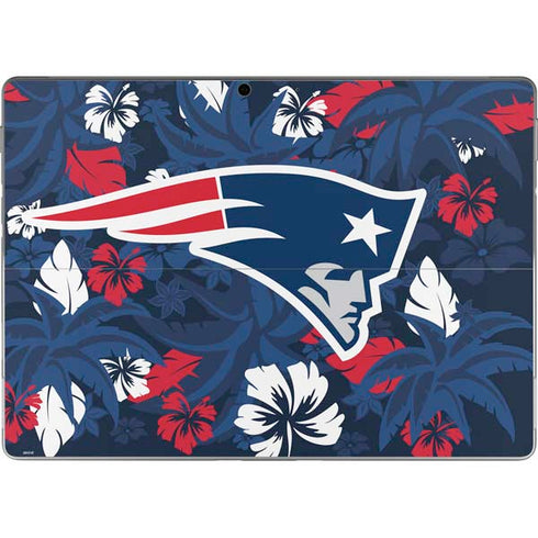 NFL New England Patriots Tropical Print Surface Pro 9 Skin