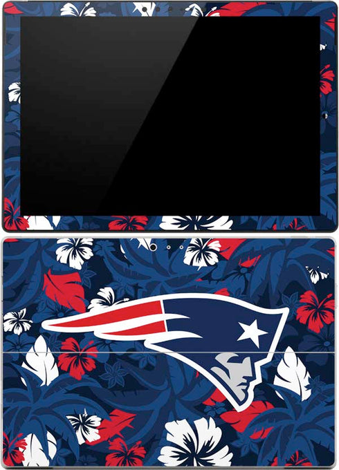 NFL New England Patriots Tropical Print Surface Pro (2017) Skin