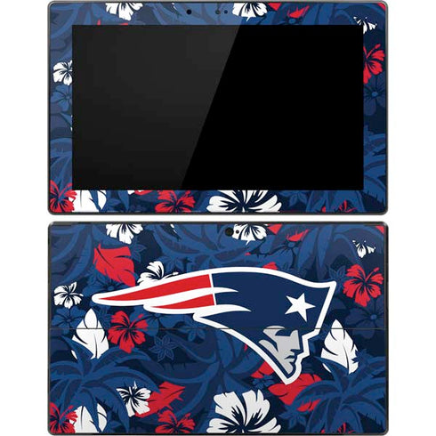 NFL New England Patriots Tropical Print Surface Pro Tablet Skin