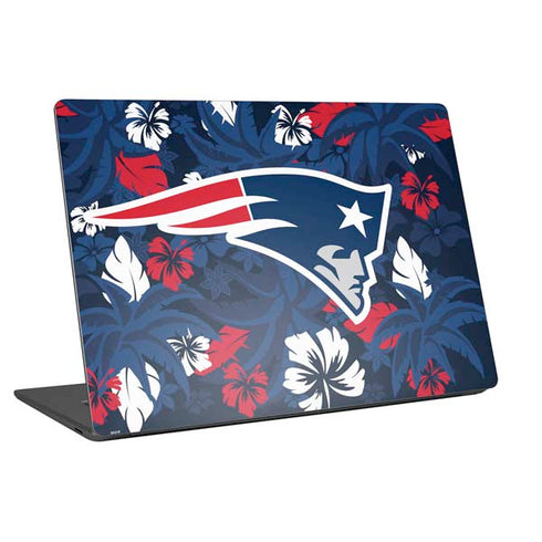 NFL New England Patriots Tropical Print Universal Laptop 17in (13.8 x 10in) Skin