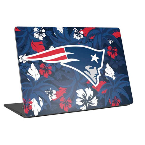 NFL New England Patriots Tropical Print Universal Laptop 18in (14.6 x 10.6in) Skin