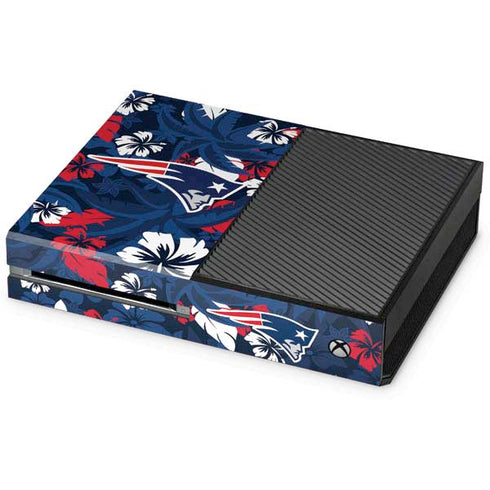 NFL New England Patriots Tropical Print Xbox One Console Skin