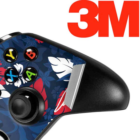 NFL New England Patriots Tropical Print Xbox One S Controller Skin