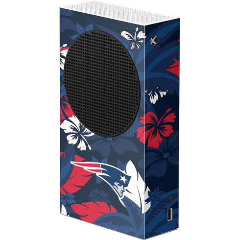 NFL New England Patriots Tropical Print Xbox Series S Console Skin