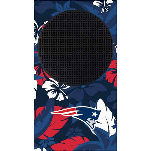 NFL New England Patriots Tropical Print Xbox Series S Console Skin