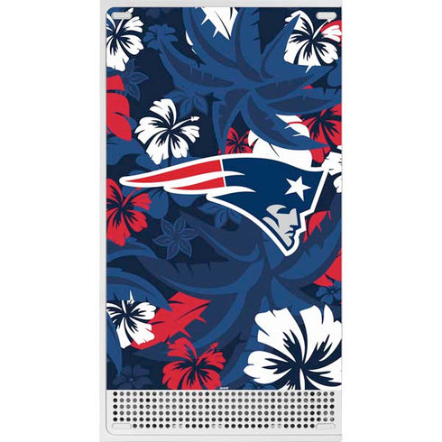 NFL New England Patriots Tropical Print Xbox Series S Console Skin