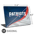 NFL New England Patriots Universal Laptop 14in (11.4 x 8.2in) Skin