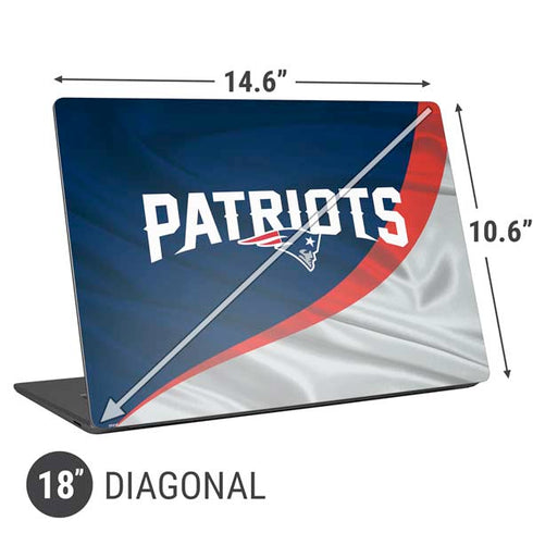 NFL New England Patriots Universal Laptop 18in (14.6 x 10.6in) Skin
