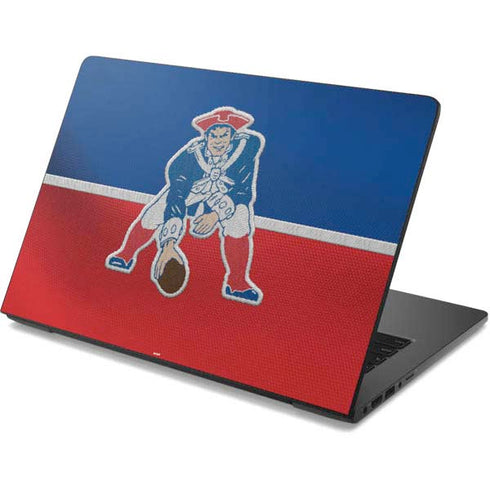 NFL New England Patriots Vintage Dell Chromebook Skin