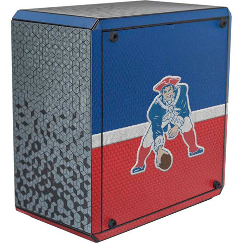 NFL New England Patriots Vintage Cooler Master MasterBox Q300L Mini Tower Skin