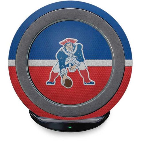 NFL New England Patriots Vintage Fast Charge Wireless Charging Stand Skin