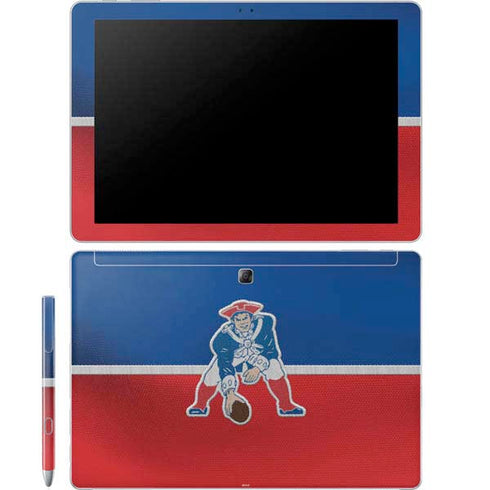 NFL New England Patriots Vintage Galaxy Book 12in Skin