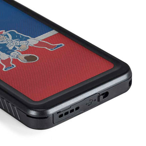 NFL New England Patriots Vintage Galaxy S23 Plus Waterproof Case