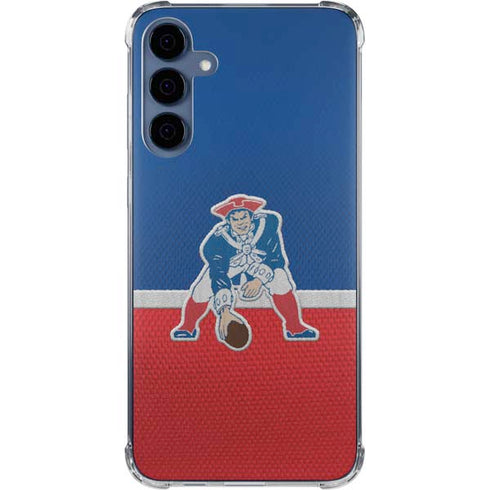 NFL New England Patriots Vintage Galaxy S24 Clear Case