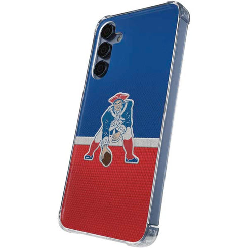 NFL New England Patriots Vintage Galaxy S24 Clear Case