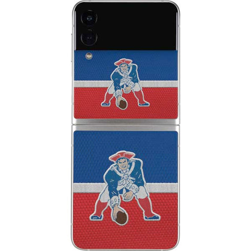 NFL New England Patriots Vintage Galaxy Z Flip3 5G Skin