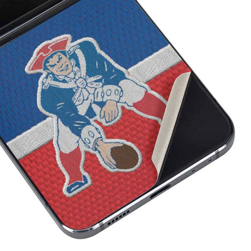 NFL New England Patriots Vintage Galaxy Z Flip5 5G Skin